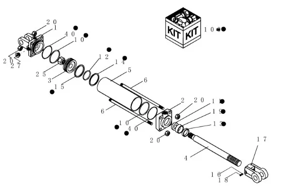 87419786 - гидроцилиндр
